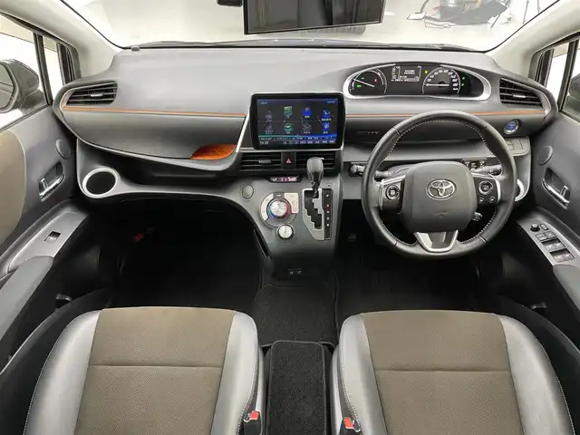 トヨタ シエンタ ハイブリッド ファンベースG クエロ 宮城県 2021(令3)年 2.4万km ブラックマイカ ９型フローティングナビ(CD/DVD/BT/フルセグTV)/全方位モニター　/パワースライドドア　/Ｆ／Ｓ／Ｒモデリスタエアロ　/前後コーナーセンサー　/トヨタセーフティセンス/　・プリクラッシュセーフティ/　・レーダークルーズコントロール　/　・レーントレーシングアシスト　/　・横滑り防止装置　/　・オートハイビーム/オートライト　/ハーフレザーシート　/レザーステアリング/純正フロアマット/ビルトインETC/前方ドライブレコーダー/プッシュスタート/スマートキー