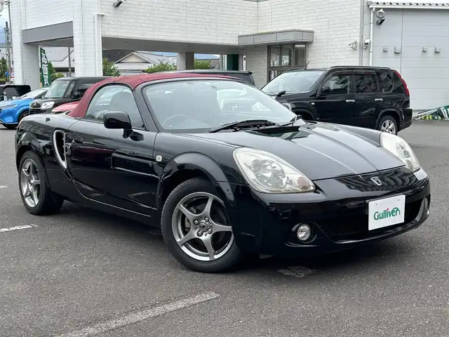 トヨタ ＭＲ－Ｓ V エディション ファイナルVer 静岡県 2007(平19)年 2.4万km ブラック 登録時23342キロ/6速マニュアル/純正アルミホイール/（フロント15インチ、リア16インチ）/レザーシート/ポータブルナビ/社外HIDライト/社外マフラー/キーレス/ETC/新車時保証書/取扱説明書