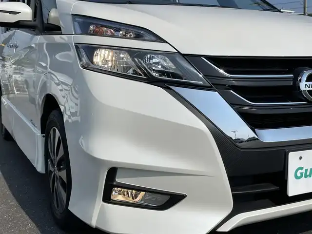 日産 セレナ ハイウェイスター 茨城県 2016(平28)年 3.6万km ブリリアントホワイトパール 純正ナビ/【ラジオ・ＣＤ・ＤＶＤ・ＳＤ・ＴＶ・ＢＴ・ＵＳＢ・iPod・ウォークマン・AUX】/Bカメラ/ETC/クルコン/前方ドラレコ/アイドリングストップ/両側パワスラ/オートライト/ヘッドライトレベライザー/純正フロアマット/純正アルミホイール/電格ミラー/ウインカーミラー/横滑り防止装置/レーンキープアシスト/衝突被害軽減システム
