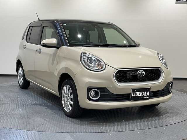 トヨタ パッソ モーダ　S 道央・札幌 2017(平29)年 6.1万km ブラックマイカメタリック/パウダリーベージュメタリック 2トーン ワンオーナー/４WD/バックカメラ/ETC/アイドリングストップ/ドアバイザー/スペアキー１本/格納電動ウィンカーミラー/純正ナビ　TV/FM/AM/Bluetooth/スタッドレス車載