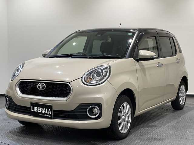 トヨタ パッソ モーダ　S 道央・札幌 2017(平29)年 6.1万km ブラックマイカメタリック/パウダリーベージュメタリック 2トーン ワンオーナー/４WD/バックカメラ/ETC/アイドリングストップ/ドアバイザー/スペアキー１本/格納電動ウィンカーミラー/純正ナビ　TV/FM/AM/Bluetooth/スタッドレス車載