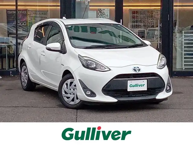 トヨタ アクア G 福井県 2017(平29)年 3.6万km ライムホワイトパールクリスタルシャイン 純正SDナビ/AM/FM/ワンセグ/BT/AUX/バックカメラ/トヨタセーフティセンス/クルーズコントロール/アイドリングストップ/レーンキープアシスト/横滑り防止装置/盗難防止装置/前後ドライブレコーダー/ビルトインETC/ダブルエアバッグ/LEDヘッドライト/Fフォグ/電格ウィンカーミラー/スマートキー