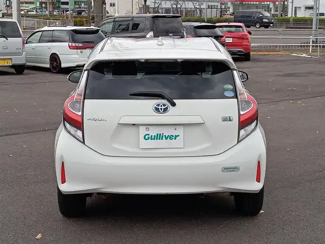 トヨタ アクア G 福井県 2017(平29)年 3.6万km ライムホワイトパールクリスタルシャイン 純正SDナビ/AM/FM/ワンセグ/BT/AUX/バックカメラ/トヨタセーフティセンス/クルーズコントロール/アイドリングストップ/レーンキープアシスト/横滑り防止装置/盗難防止装置/前後ドライブレコーダー/ビルトインETC/ダブルエアバッグ/LEDヘッドライト/Fフォグ/電格ウィンカーミラー/スマートキー