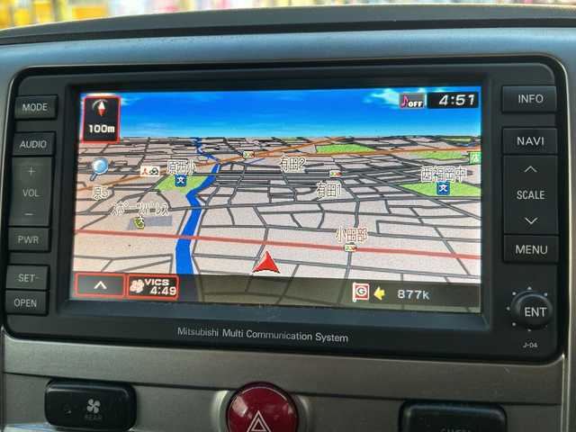 三菱 デリカＤ：５ C2 G－Navi package 福岡県 2008(平20)年 6.8万km 黒 純正ナビ/FM/AM/ハンズフリー/Pスライドドア（N後部）/パドルシフト/クルーズコントロール/フォグランプ/電動格納ミラー/ETC(ビルド）/フリップダウンモニター