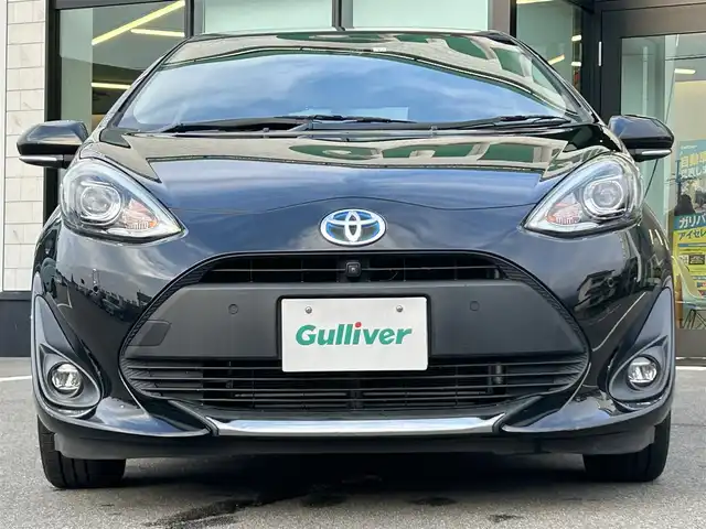 トヨタ アクア S スタイルブラック 愛媛県 2020(令2)年 4.1万km ブラックマイカ 純正ナビ（Bluetooth/フルセグTV/DVD再生】/アラウンドビューモニター/フロント/サイド/バックカメラ/ETC/純正フロアマット/ドアバイザー/LEDヘッドライト/フォグランプ/前後コーナーセンサー/オートマチックハイビーム/横滑り防止装置/盗難防止装置/レーンキープアシスト/Wエアバッグ
