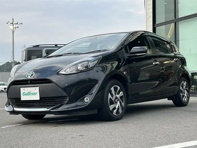 トヨタ アクア S スタイルブラック 愛媛県 2020(令2)年 4.1万km ブラックマイカ 純正ナビ（Bluetooth/フルセグTV/DVD再生】/アラウンドビューモニター/フロント/サイド/バックカメラ/ETC/純正フロアマット/ドアバイザー/LEDヘッドライト/フォグランプ/前後コーナーセンサー/オートマチックハイビーム/横滑り防止装置/盗難防止装置/レーンキープアシスト/Wエアバッグ