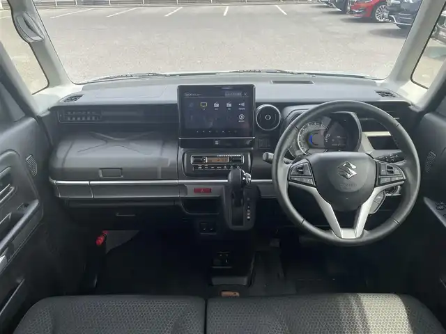 スズキ スペーシア ギア HYBRID XZターボ 滋賀県 2022(令4)年 2.6万km オフブルーメタリック/ガンメタリック2トーンルーフ ワンオーナー /衝突軽減ブレーキ/HUD/ACC/LKA/デジタルインナーミラー/純正ナビ/（CD/DVD/DTV/BT/CarPlay）/360°カメラ/両側パワースライドドア/ドライブレコーダー/保証書/取説