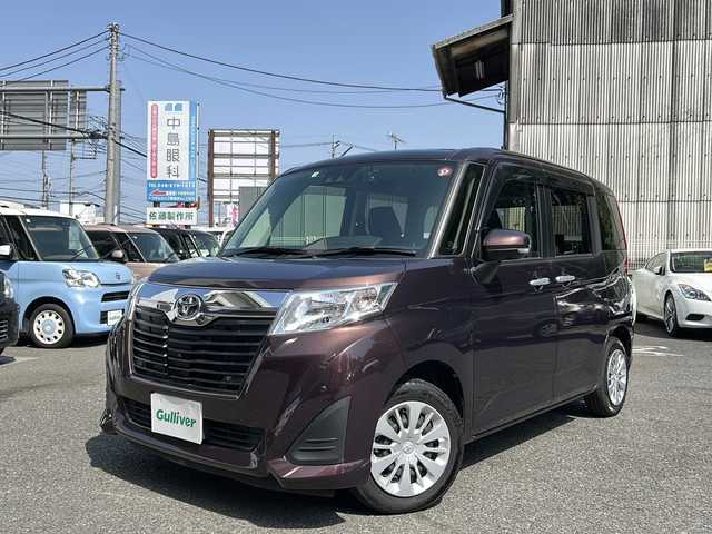 トヨタ ルーミー G 埼玉県 2020(令2)年 2.9万km プラムブラウンパールクリスタルシャイン ワンオーナー/純正9インチナビゲーション/レーダーブレーキ/両側電動スライドドア/CD/DVD/Bluetooth/フルセグTV/360°カメラ/オートハイビーム/アイドリングストップ/クルーズコントロール/スマートキー/オーディオ連動ステアリングスイッチ/スマートキー/FRコーナーセンサー/FRドライブレコーダー/ETC/新車保証書/取扱説明書