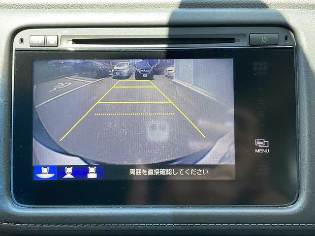ホンダ ヴェゼル ハイブリッド X ホンダセンシング 神奈川県 2017(平29)年 5.4万km モルフォブルーP 純正ナビ/CD/DVD/Bluetooth/HDMI/USB/フルセグTV/バックカメラ/衝突軽減装置/レーンキープアシスト/オートクルーズコントロール/ETC/純正アルミホイール/ドアバイザー/純正フロアマット/保証書/取扱説明書/スマートキー/スペアキー