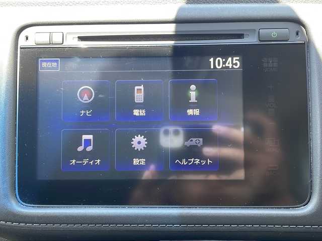 ホンダ ヴェゼル ハイブリッド X ホンダセンシング 神奈川県 2017(平29)年 5.4万km モルフォブルーP 純正ナビ/CD/DVD/Bluetooth/HDMI/USB/フルセグTV/バックカメラ/衝突軽減装置/レーンキープアシスト/オートクルーズコントロール/ETC/純正アルミホイール/ドアバイザー/純正フロアマット/保証書/取扱説明書/スマートキー/スペアキー