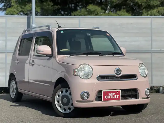 ダイハツ ミラ ココア プラスX 三重県 2014(平26)年 9万km ムースピンクパール KENWOODメモリナビ・地デジTV(MDV-L505) /・DVD/CD/・Bluetooth/セルスター前後ドライブレコーダー/ETC/ルーフレール/フォグランプ/スマートキー/車検満了日：R9.01.27