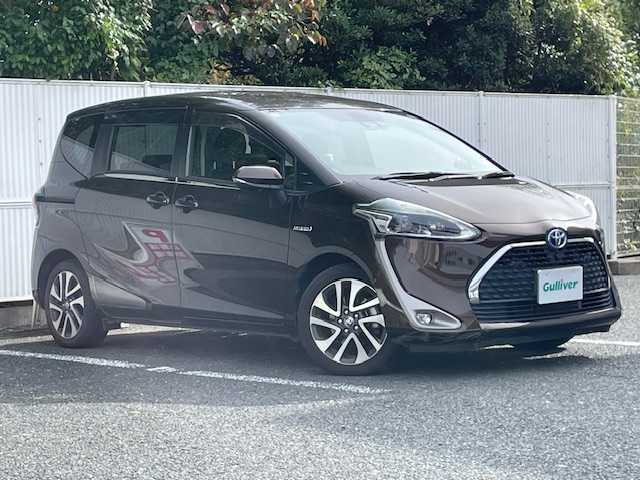 トヨタ シエンタ ハイブリッド ファンベースG 茨城県 2019(令1)年 6.6万km ヴィンテージブラウンパールクリスタルシャイン 純正ナビ【AM/FM/CD/DVD/BT/フルセグ】/両側パワースライドドア/クルーズコントロール/バックカメラ/車線逸脱警告システム/ETC2.0/ドライブレコーダー/LEDライト/フォグランプ/ステアリングスイッチ/コーナーセンサー/盗難防止システム/ホーンツイーター/横滑り防止装置/保証書/取扱説明書