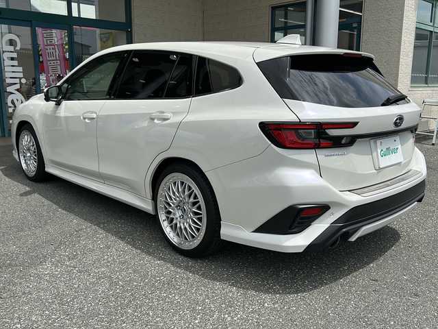 スバル レヴォーグ 1．8STIスポーツ EX 愛知県 2022(令4)年 3.7万km クリスタルホワイトP 登録時走行距離37348キロ/純正ナビゲーション/(Bluetooth/USB入力/AUX/iPod/AMFMラジオ)/バックカメラ/サイド、フロントビューカメラ/純正エアロ/AME STEINER SUPERIORITYホイール/純正タイヤあり/サンルーフ/運転席、助手席パワーシート/運転席、助手席シートヒーター/パワーバックドア/ビークルダイナミクスコントロールシステム/オートビークルホールド/プリクラッシュブレーキ/後退時ブレーキアシスト/追従式クルーズコントロール/レーンキープアシスト/後側方警戒支援システム/ステアリング連動ヘッドランプ/オートハイビーム/ETC/ワンオーナー/取扱説明書