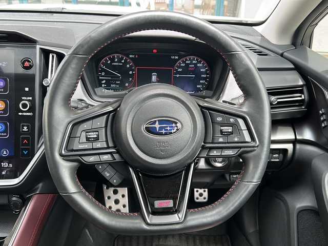 スバル レヴォーグ 1．8STIスポーツ EX 愛知県 2022(令4)年 3.7万km クリスタルホワイトP 登録時走行距離37348キロ/純正ナビゲーション/(Bluetooth/USB入力/AUX/iPod/AMFMラジオ)/バックカメラ/サイド、フロントビューカメラ/純正エアロ/AME STEINER SUPERIORITYホイール/純正タイヤあり/サンルーフ/運転席、助手席パワーシート/運転席、助手席シートヒーター/パワーバックドア/ビークルダイナミクスコントロールシステム/オートビークルホールド/プリクラッシュブレーキ/後退時ブレーキアシスト/追従式クルーズコントロール/レーンキープアシスト/後側方警戒支援システム/ステアリング連動ヘッドランプ/オートハイビーム/ETC/ワンオーナー/取扱説明書