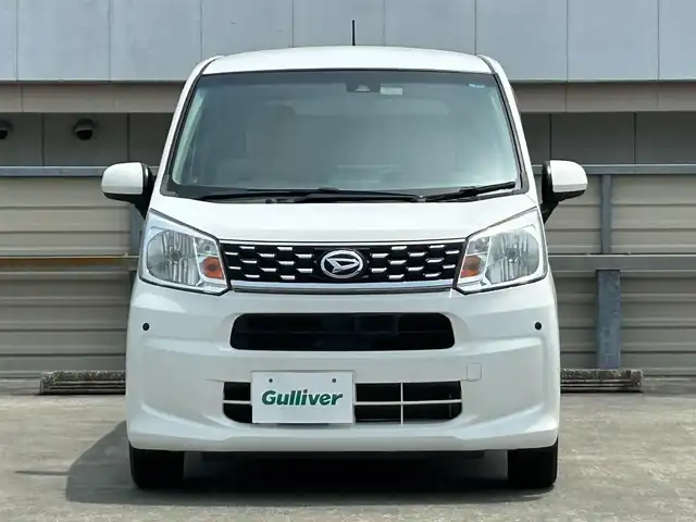 ダイハツ ムーヴ L SAⅡ 静岡県 2017(平29)年 4.5万km ホワイト スマートアシスト２/ケンウッド７型メモリナビ/ＣＤ再/ＢＴオーディオ/アイドリングストップ/アームレスト/ベンチシート/ドアバイザー/リモコンキー/キーレス/ヘッドライトレベライザー/パワーウィンドウ