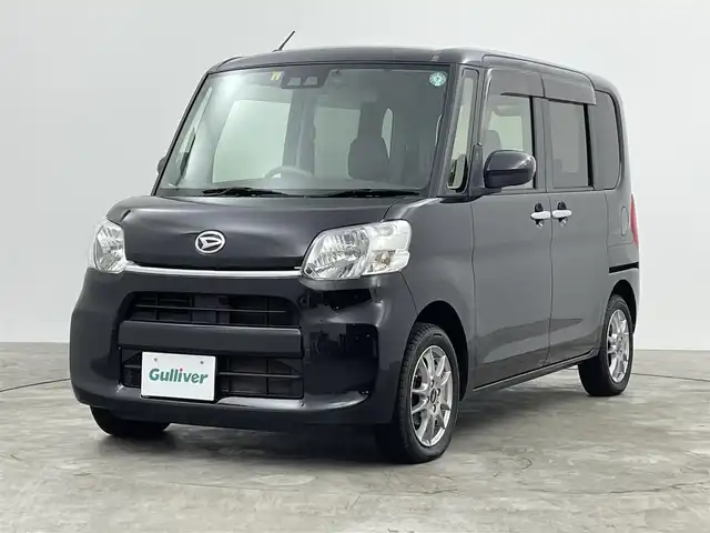 ダイハツ タント L SA Ⅲ 群馬県 2018(平30)年 5.3万km ブラックマイカメタリック 衝突軽減　純正７型ナビ　ドライブレコーダー　アイドリングストップ　オートハイビーム　ＵＳＢ端子　ＡＢＳ　横滑り防止装置　社外１４インチアルミホイール　禁煙車