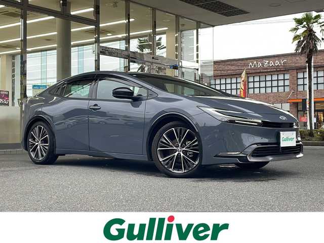 トヨタ プリウス Z 福島県 2024(令6)年 0.7万km グレー ワンオーナー　フルセグTV　　メーカー純正ナビ　ETC　純正AW　クルコン追従　全方位カメラ　衝突軽減　車両脱線　プッシュスタート　ステアリングスイッチ　純正フロアマット　メモリーシート　シートヒーター　パワーバックドア　ステアリングヒーター　デジタルインナーミラー