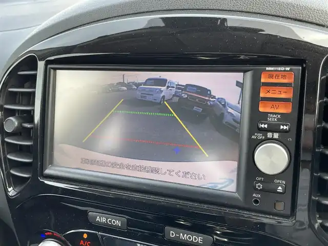 日産 ジューク 15RX Vセレクション 宮崎県 2016(平28)年 13.4万km ブリリアントホワイトパール 純正ナビ/（MM115D-W）（BT）（ワンセグTV）/パワーステアリング/プッシュスタート/パワーウインドウ/エアバックW/純正LEDヘッドライト/純正フロアマット/バックカメラ/パーキングアシスト/オートライト/横滑り防止装置/盗難防止装置/ABS/AAC/ETC