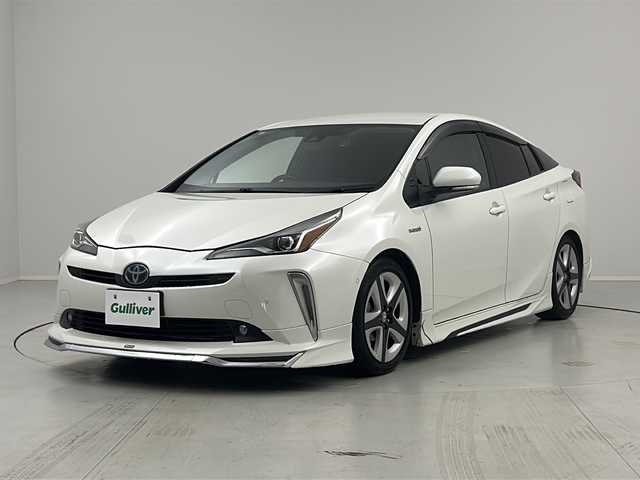 トヨタ プリウス A ツーリングセレクション 茨城県 2020(令2)年 5.3万km ホワイトパールクリスタルシャイン モデリスタエアロ/TRDマフラー/TEIN車高調/純正9インチナビ/バックカメラ/トヨタセーフティセンス/レーダークルーズコントロール/レザーシート/シートヒーター/HUD/BSM/前後ドライブレコーダー/ETC2.0/純正フロアマット/LEDヘッドライト/フォグランプ/オートライト/クリアランスソナー/スマートキー