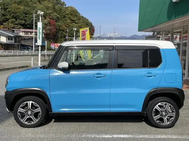 スズキ ハスラー X 秋田県 2014(平26)年 6.7万km サマーブルーM 4WD/SDナビ/【Bluetooth．CD.DVD.AM/FM．TV】/シートヒーター/スマートキー/衝突軽減ブレーキ/ダウンヒルアシストコントロール/ETC/ドライブレコーダー/バックカメラ/純正アルミホイール/純正フロアマット/グリップコントロール/LEDヘッドライト・オート機能付/フォグライト/ウィンカーミラー/ドアバイザー/保証書/取扱説明書