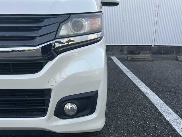 ホンダ Ｎ ＷＧＮ カスタム G Aパッケージ 愛知県 2014(平26)年 7万km プレミアムホワイトパール クルーズコントロール/ハーフレザーシート/社外7インチSDナビ/バックカメラ/フルセグ/Ｂｌｕｅｔｏｏｔｈ/純正ＡＷ/電格ミラー/ドアバイザー/ステアリモコン/タイヤ７月に交換済み/保証書/取扱説明書/記録簿