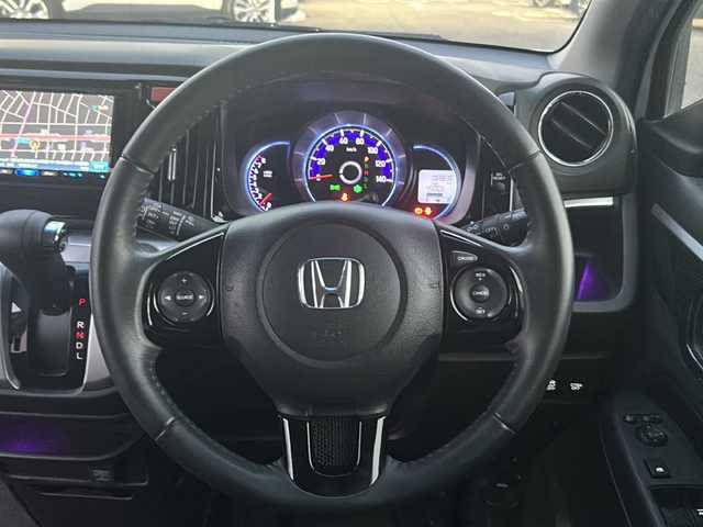 ホンダ Ｎ ＷＧＮ カスタム G Aパッケージ 愛知県 2014(平26)年 7万km プレミアムホワイトパール クルーズコントロール/ハーフレザーシート/社外7インチSDナビ/バックカメラ/フルセグ/Ｂｌｕｅｔｏｏｔｈ/純正ＡＷ/電格ミラー/ドアバイザー/ステアリモコン/タイヤ７月に交換済み/保証書/取扱説明書/記録簿