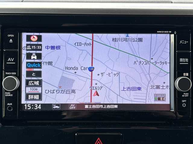 日産 デイズ ルークス ハイウェイスター Xターボ 山梨県 2019(平31)年 2.2万km オーシャンブルーP 純正ナビ　/全方位カメラ　/ターボ　/ワンセグ　/両側パワースライドドア　/ETC　/プッシュスタート　/純正フロアマット　/LEDライト　/横滑り防止機能　/オートライト/コーナーセンサー