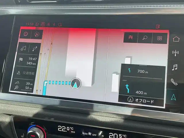 アウディ Ｑ３ 東京都 2022(令4)年 2.4万km グレイシアホワイトメタリック コンビニエンス&アシスタンスパッケージ/・シートヒーター（フロント/・フロントシート電動調整機能・ランバーサポート4ウェイ/（フロント）/・オートマチックテールゲート/・アウディホールドアシスト/・アダプティブクルーズアシスト/・ハイビームアシスト/・サイドアシスト/・リヤクロストラフィックアシスト/・エマージェンシーアシスト/ブラックAudi rings & ブラックスタイリングパッケージ