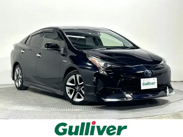トヨタ プリウス S ツーリングセレクション 大阪府 2016(平28)年 6.5万km アティチュードブラックマイカ モデリスタエアロ 黒革シート 純正ナビ(フルセグ/DVD再生/Bluetooth) バックカメラ ETC 衝突軽減 レーダークルコン トヨタセーフティセンス シートヒーター ドラレコ