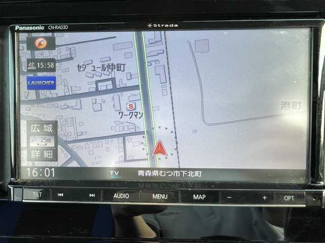 トヨタ ルーミー カスタムG S 青森県 2017(平29)年 5.2万km レーザーブルークリスタルシャイン 4WD/社外ナビ/フルセグTV/CD/DVD/BT/AMFM/両側パワースライドドア/衝突被害軽減システム/横滑り防止/アイドリングストップ/クルーズコントロール/社外エンジンスターター/オートライト/純正フロアマット/プッシュスタート/スマートキー
