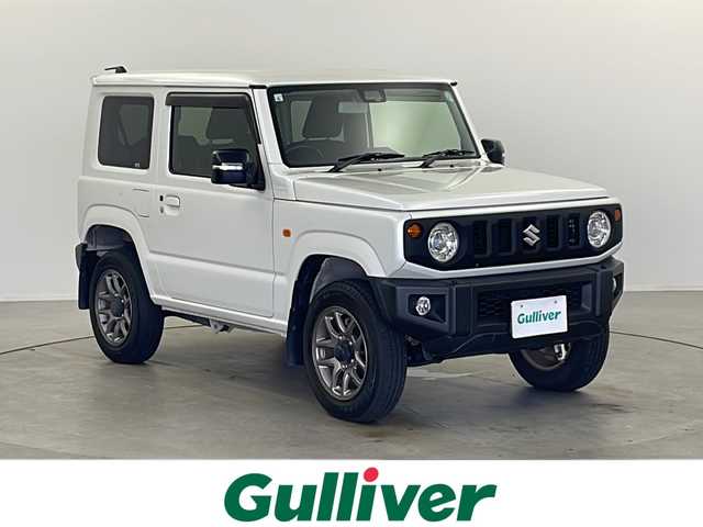 スズキ ジムニー XC 栃木県 2021(令3)年 2.3万km ピュアホワイトP ＫＥＮＷＯＯＤオーディオ（U330BTH)/デュアルセンサーブレーキサポート/クルーズコントロール/シートヒーター/AUTOエアコン/AUTOライト/LEDヘッドライト/純正フロアマット/純正ドアバイザー