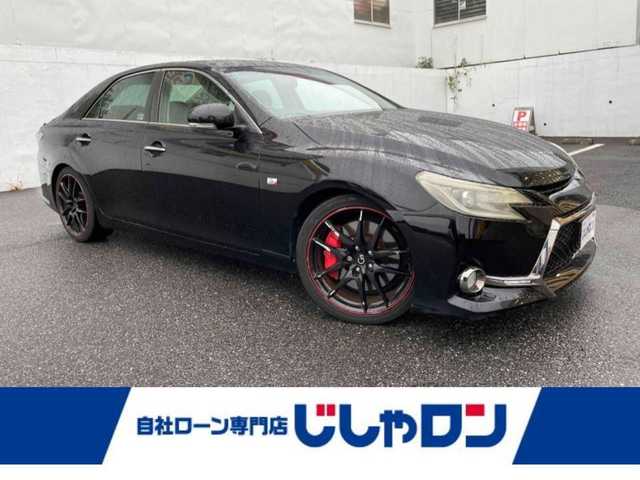 トヨタ マークＸ 250G Sパッケージ G’s 千葉県 2013(平25)年 13.8万km ブラック (株)IDOMが運営する【じしゃロン八千代店】の自社ローン対象車両になります。こちらは現金またはオートローンご利用時の価格です。自社ローンご希望の方は別途その旨お申付け下さい/純正ナビ/バックカメラ/ETC/LEDライト/クルーズコントロール