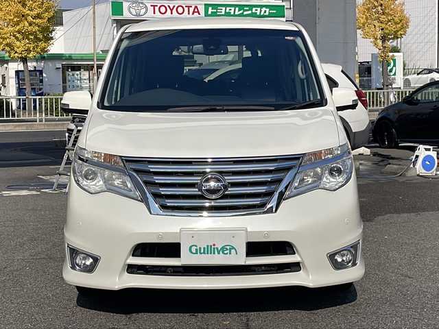 日産 セレナ ハイウェイスター S HV Vセレ 愛知県 2015(平27)年 11.6万km ホワイト /ワンオーナー//取扱説明書//保証書//記録簿//福祉車両//寒冷地仕様//アラウンドビュー//スマートキー//メモリナビ//ワンセグテレビ//バックカメラ//フリップダウンモニター//アイドリングストップ//クルーズコントロール//ドアバイザー//プッシュスタート//両側パワースライドドア//ETC//本革巻きステアリング//エコモード切替スイッチ//ISOFIX//クルーズコントロール//横揺れ防止//プリクラッシュ//純正マット//純正バザー//レーンキープアシスト//電格格納ミラー//UVカットガラス//プライバシーガラス//衝突安全ボディー//ブレーキアシスト//ステアリングテレスコピック機構//トラクションコントロール