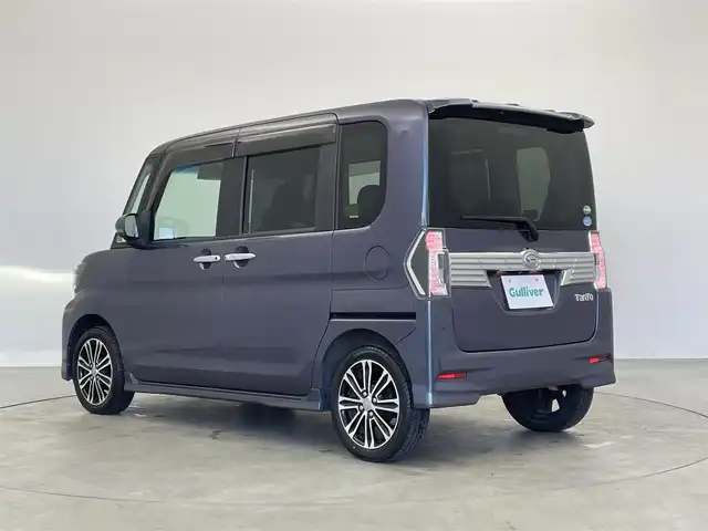 ダイハツ タント カスタム RS トップED SA Ⅲ 埼玉県 2018(平30)年 5.3万km メテオライトグレーイリュージョナルP 社外ナビ　バックカメラ　ＥＴＣ　スマートアシスト３　シートヒーター　ステアリングスイッチ　両側パワースライドドア　純正アルミホイール　プッシュスタート　オートハイビーム　ＬＥＤヘッドライト　地デジＴＶ