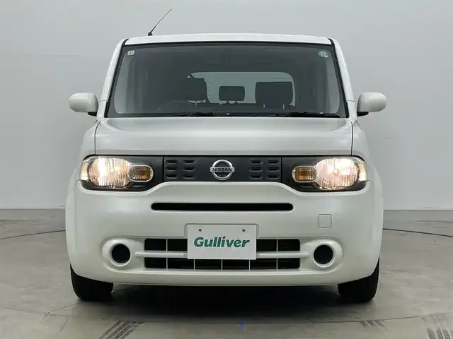 日産 キューブ 15X 岡山県 2013(平25)年 7.8万km ブリリアントホワイトパール 純正ナビ　MM112-W/バックカメラ　/地デジＴＶ　/スマートキー　/プッシュスタート　/ＤＶＤ再生/CD/純正フロアマット　/エアコン　/パワーウィンドウ　/横滑り防止装置　/ダブルエアバック　/アイドリングストップ　/ベンチシート