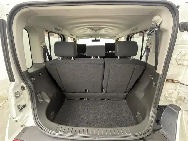 日産 キューブ 15X 岡山県 2013(平25)年 7.8万km ブリリアントホワイトパール 純正ナビ　MM112-W/バックカメラ　/地デジＴＶ　/スマートキー　/プッシュスタート　/ＤＶＤ再生/CD/純正フロアマット　/エアコン　/パワーウィンドウ　/横滑り防止装置　/ダブルエアバック　/アイドリングストップ　/ベンチシート