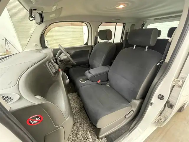 日産 キューブ 15X 岡山県 2013(平25)年 7.8万km ブリリアントホワイトパール 純正ナビ　MM112-W/バックカメラ　/地デジＴＶ　/スマートキー　/プッシュスタート　/ＤＶＤ再生/CD/純正フロアマット　/エアコン　/パワーウィンドウ　/横滑り防止装置　/ダブルエアバック　/アイドリングストップ　/ベンチシート