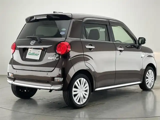 ダイハツ キャスト スタイル X SAⅡ 愛知県 2017(平29)年 5.5万km プラムブラウンクリスタルマイカ 社外ナビ　バックカメラ　シートヒーター　禁煙車　ＴＶ　Ｂｌｕｅｔｏｏｔｈ　ＤＶＤ再生　スマアシII　衝突軽減　踏み間違い防止装置　オートライト　プッシュスタート　アイドリングストップ　純正フロアマット