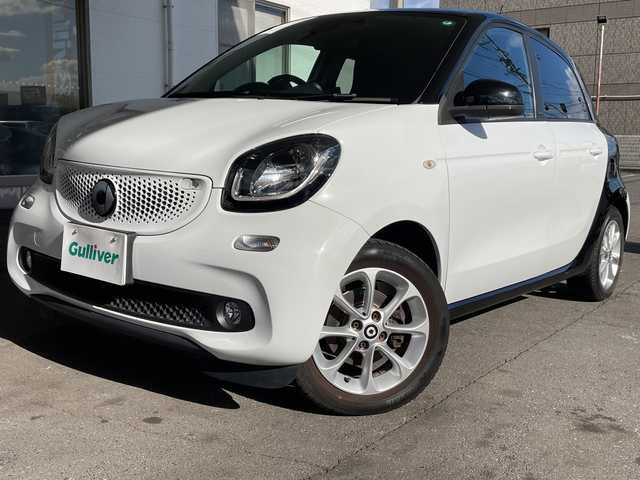 スマート ＭＣＣ スマート フォーフォー パッション 岐阜県 2016(平28)年 4.4万km クリスタルホワイト /登録時43922km//社外7インチポータブルナビ/(ワンセグTV/SD)//前席シートヒーター//前方ドライブレコーダー//バックカメラ//フロアマット//純正15インチアルミホイール//スペアキー×1//ETC