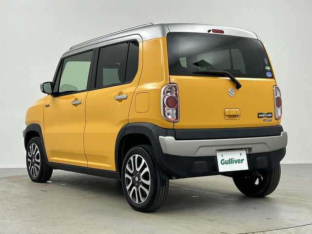スズキ ハスラー Jスタイル Ⅲ ターボ 奈良県 2018(平30)年 2.9万km アクティブイエロー/スチールシルバー2トーン 社外オーディオ/CD FM AM USB/ハーフレザーシート/シートヒーター/デュアルブレーキサポート/レーンキープ/クルーズコントロール/アイドリングストップ/HIDヘッドライト/LEDフォグライト/オートライト/パドルシフト/スマートキー/スペアキー