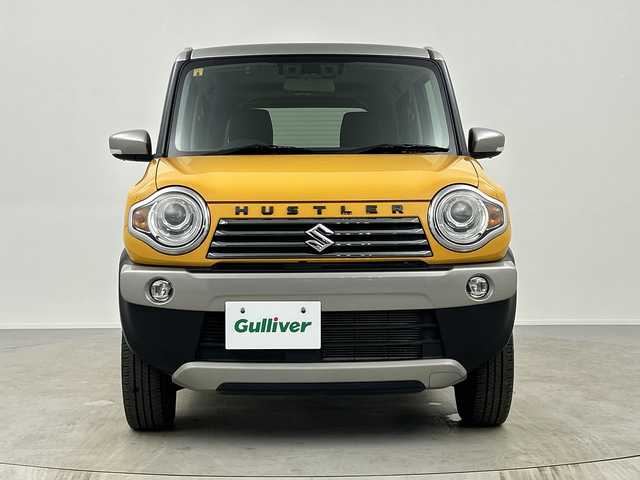 スズキ ハスラー Jスタイル Ⅲ ターボ 奈良県 2018(平30)年 2.9万km アクティブイエロー/スチールシルバー2トーン 社外オーディオ/CD FM AM USB/ハーフレザーシート/シートヒーター/デュアルブレーキサポート/レーンキープ/クルーズコントロール/アイドリングストップ/HIDヘッドライト/LEDフォグライト/オートライト/パドルシフト/スマートキー/スペアキー