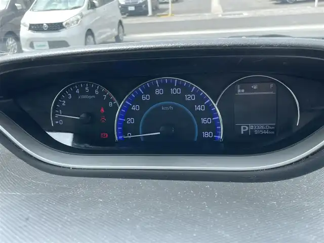 スズキ ソリオ S セレクション 島根県 2018(平30)年 9.2万km スーパーブラックパール 社外SDナビ/（フルセグTV/DVD再生/Bluetooth接続/USB接続）/バックカメラ/ETC/両側パワースライドドア/衝突軽減システム/プッシュスタート/スマートキー/運転席シートヒーター/純正フロアマット/社外１４インチアルミホイール/保証書/取扱説明書（車体/ナビ/ETC）/スペアキー1本