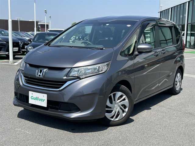 ホンダ フリード G ホンダセンシング 奈良県 2018(平30)年 6.4万km モダンスティールM 純正ナビ(VXM-184VFi)/(AM/FM/CD/DVD/BT/SD/フルセグTV）/バックカメラ/レーダークルーズコントロール/両側パワースライドドア/衝突軽減ブレーキ/横滑り防止装置/ビルトインETC/アイドリングストップ/ステアリングスイッチ/純正フロアマット/電格ウインカーミラー/ドアバイザー