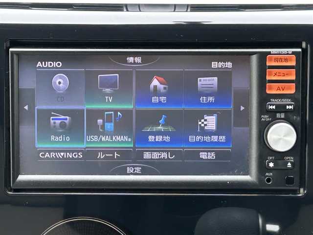 日産 デイズ X 岩手県 2013(平25)年 8.5万km レディッシュマルーンPM 4WD/純正ナビ（型式MM113D-W）/全方位モニター　/フルセグＴＶ　/アイドリングストップ　/スマートキー　/プッシュスタート　/電格ミラー　/リアワイパー　/ドアバイザー　/フロアマット　/１２Ｖ／１２０Ｗソケット　/保証書　取説