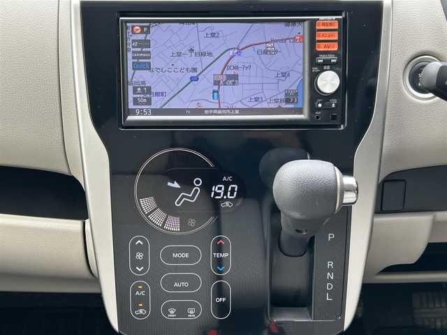 日産 デイズ X 岩手県 2013(平25)年 8.5万km レディッシュマルーンPM 4WD/純正ナビ（型式MM113D-W）/全方位モニター　/フルセグＴＶ　/アイドリングストップ　/スマートキー　/プッシュスタート　/電格ミラー　/リアワイパー　/ドアバイザー　/フロアマット　/１２Ｖ／１２０Ｗソケット　/保証書　取説