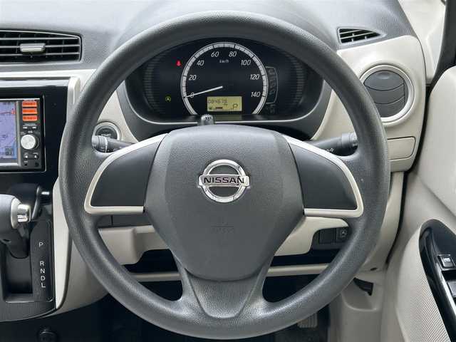 日産 デイズ X 岩手県 2013(平25)年 8.5万km レディッシュマルーンPM 4WD/純正ナビ（型式MM113D-W）/全方位モニター　/フルセグＴＶ　/アイドリングストップ　/スマートキー　/プッシュスタート　/電格ミラー　/リアワイパー　/ドアバイザー　/フロアマット　/１２Ｖ／１２０Ｗソケット　/保証書　取説