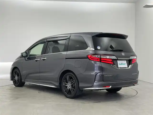 ホンダ オデッセイ アブソルート・EXホンダセンジング 埼玉県 2020(令2)年 2.4万km モダンスティールM 純正９インチナビ　マルチビューモニター　黒レザー　両側パワースライドドア　ＢＳＭ　ビルトインＥＴＣ２．０　シートヒーター　アダクティブクルーズコントロール　パーキングアシスト　ドラレコ　ＨＤＭＩ　ＴＶ