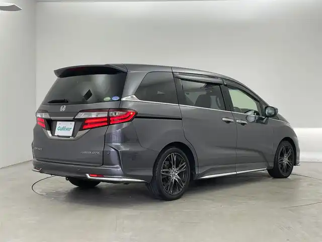 ホンダ オデッセイ アブソルート・EXホンダセンジング 埼玉県 2020(令2)年 2.4万km モダンスティールM 純正９インチナビ　マルチビューモニター　黒レザー　両側パワースライドドア　ＢＳＭ　ビルトインＥＴＣ２．０　シートヒーター　アダクティブクルーズコントロール　パーキングアシスト　ドラレコ　ＨＤＭＩ　ＴＶ