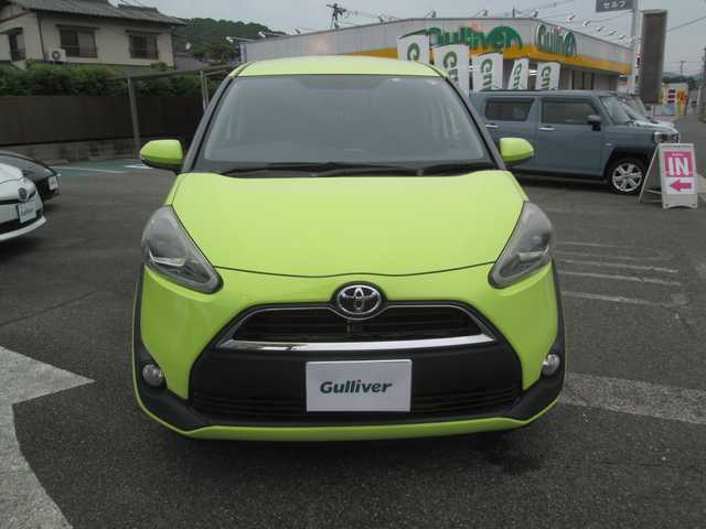 トヨタ シエンタ G 広島県 2016(平28)年 13万km エアーイエロー 純正ナビ（NSZT-W64)/バックカメラ/フルセグTV/Bluetooth/LEDヘッドライト/オートライト/両側パワースライドドア/ビルトインETC/新車保証書/取扱説明書/スペアキー