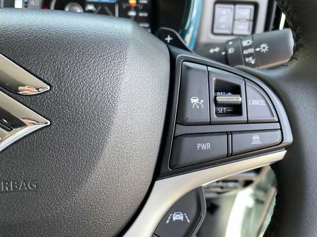 スズキ ハスラー HYBRID X ターボ 道北・旭川 2022(令4)年 1万km オフブルーM ・４ＷＤ/ターボ/・メーカーオプションスズキコネクト対応ナビ/　ＣＤ・ＤＶＤ・フルセグ・ＢＴ・USB/　全方位カメラ/・スズキセーフティサポート/　デュアルカメラブレーキサポート/　アクティブクルーズコントロール/　前後誤発進抑制機能/　車線逸脱抑制・警報機能/　先行車発信お知らせ/　ふらつき警報/　ハイビームアシスト/　標識認識機能/　後退時ブレーキサポート/　リアパーキングセンサー/・LEDオートライト、フォグライト/・スマートキー/・オープンカントリーR/T夏タイヤ/・社外１５インチアルミ/・純正１５インチアルミ冬タイヤ積込/・ルーフレール/・前席シートヒーター/・ドアミラーヒーター/・社外前後ドライブレコーダー/・パドルシフト/・ステアリングリモコン/・グリップコントロール/・ヒルディセントコントロール/・スペアキー１/・新車時保証書、取説
